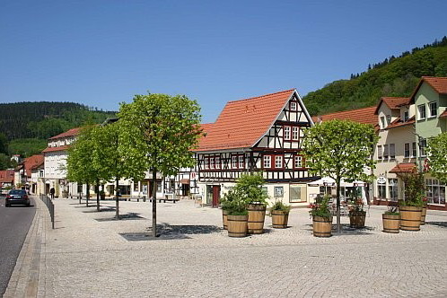 Marktplatz mit Touristinformation Ruhla